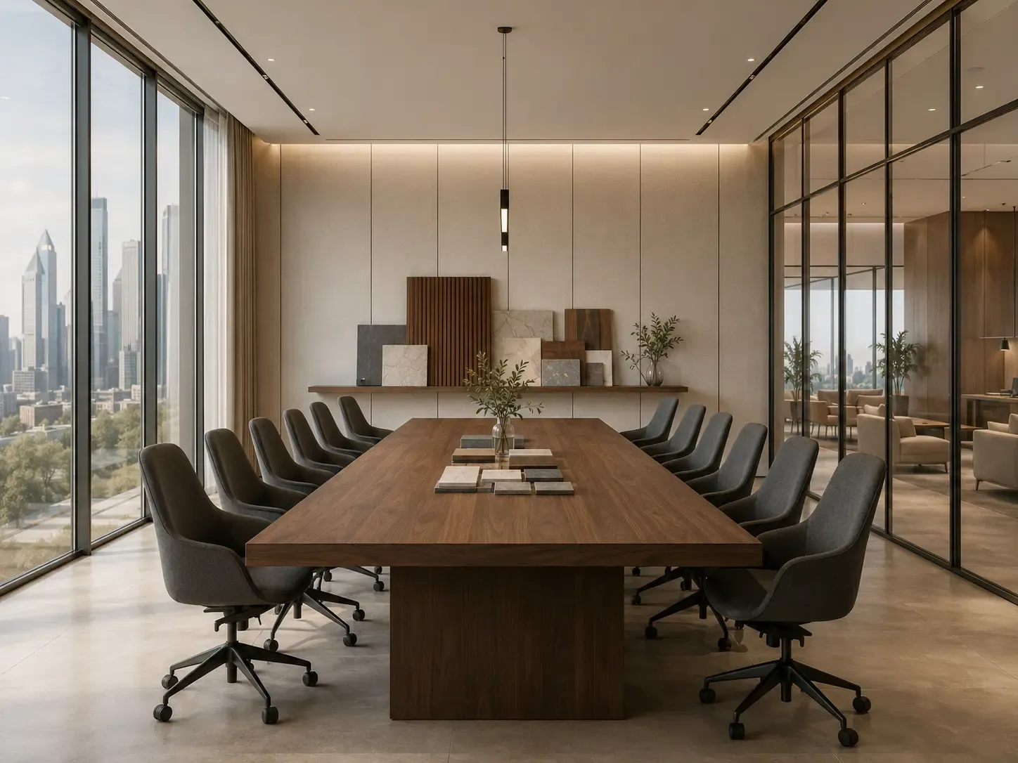 Contemporary meeting room visual