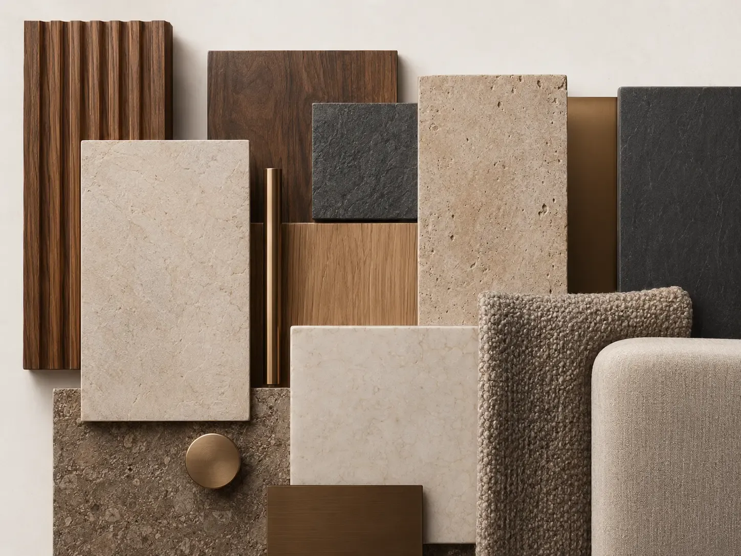 Furniture and finish materials prepared for procurement review